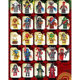Ninjago with Weapons Minifigure Custom Set