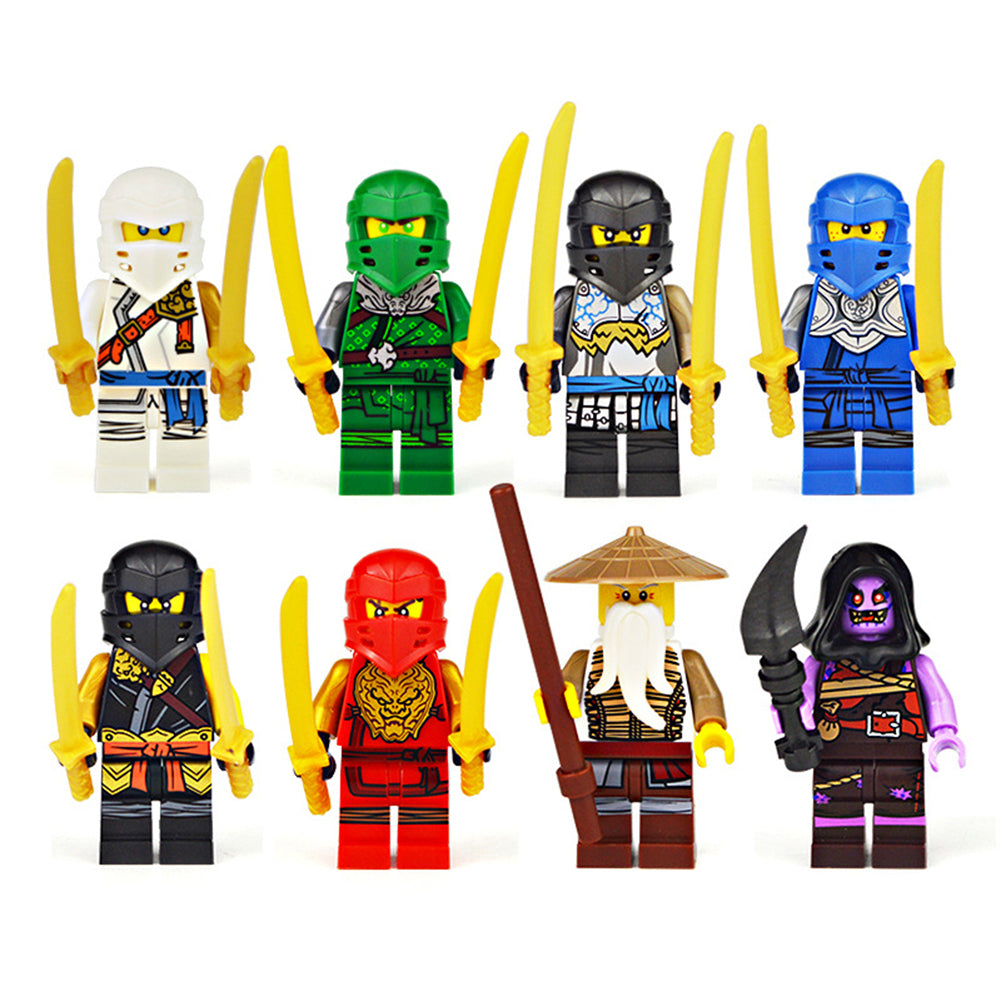 Old Man Snake Ninjago King Minifigures Custom Set
