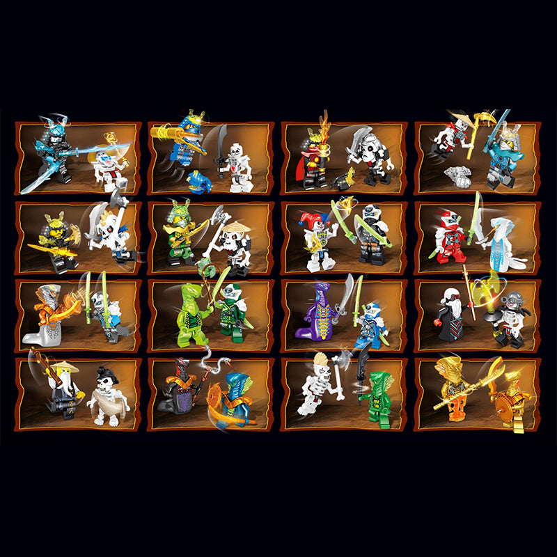 Ninjago Serpentine Brick Minifigure Custom Set