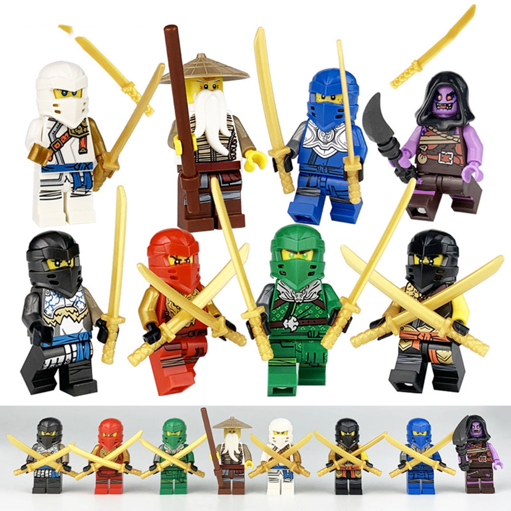 Old Man Snake Ninjago King Minifigures Custom Set