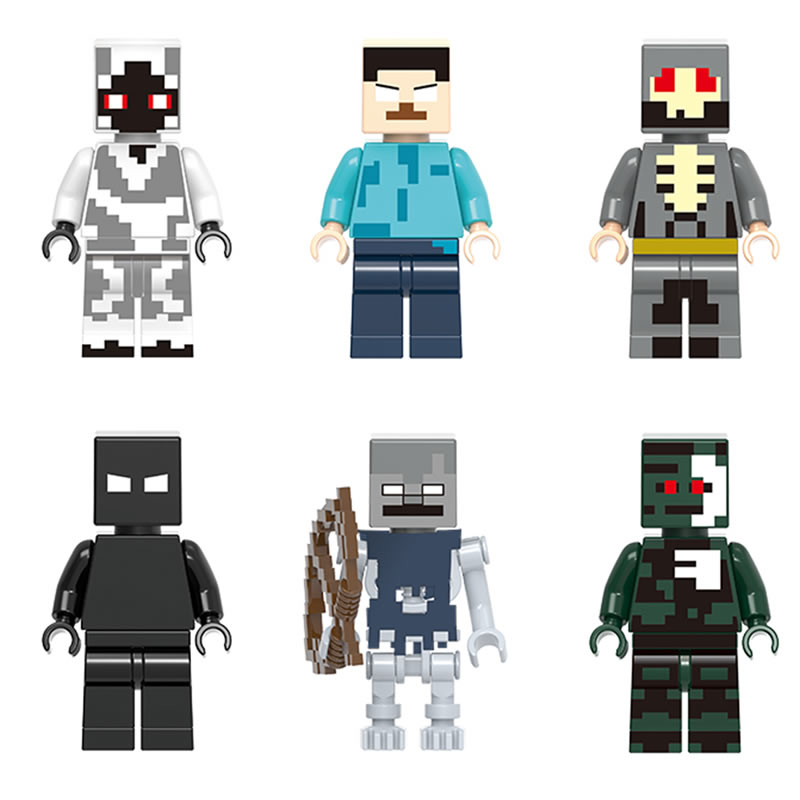 MineCraft Herobrine Minifigure Custom Set