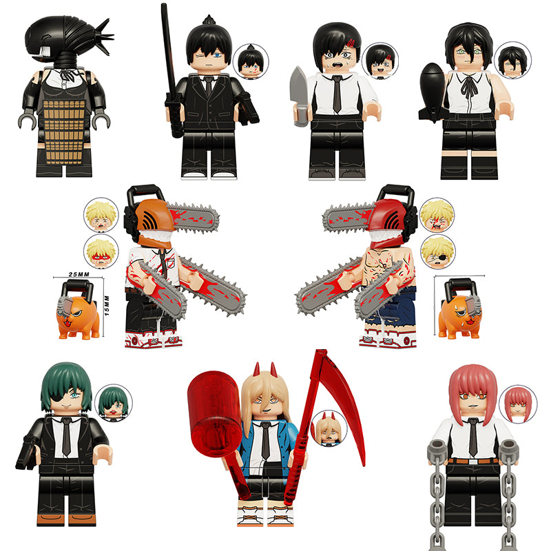 Chainsaw_Man_Series_1_Minifigures_Custom_Anime_Brick_Toy_Set