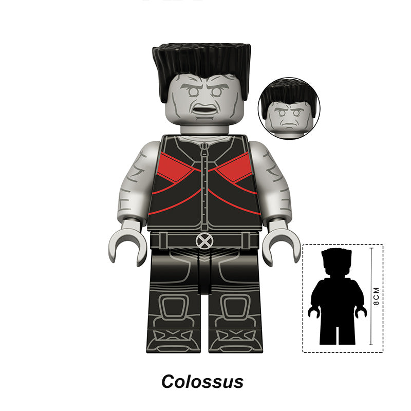 Colossus_Marvel_X_Force_Classic_Superheroes_Custom_Brick_Minifigures_Set