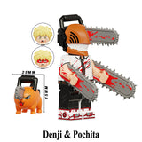 Denji_Pochita_2_Chainsaw_Man_Series_1_Minifigures_Custom_Anime_Brick_Toy_Set