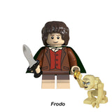 Frodo_Baggins_Lord_of_the_Rings_and_Medieval_Knights_Custom_Brick_Minifigure_Set