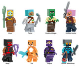Minecraft Villager Building Brick Minifigure Custom Set