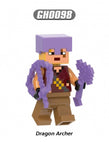 Minecraft Explorer Archer Villager Building Brick Minifigure Custom Set