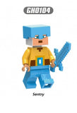 Minecraft Explorer Archer Villager Building Brick Minifigure Custom Set