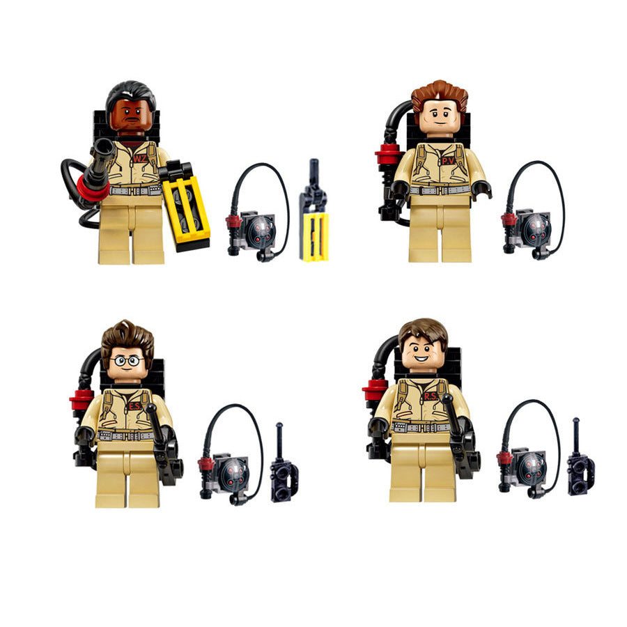 GhostBusters_Building_Brick_Minifigures_Custom_Set_Raymond_Peter_egon