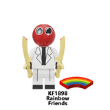 Rainbow Friends Little Blue Game Park Minifigures - 8-Piece Set