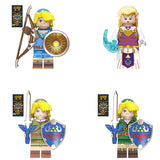 Legend_of_Zelda_Link_Variants_Custom_Anime_Brick_Minifigure_Set