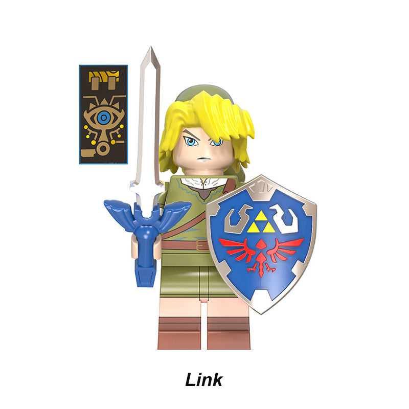 Link_from_Ocarina_of_Time_Legend_of_Zelda_Link_Variants_Custom_Anime_Brick_Minifigure_Set