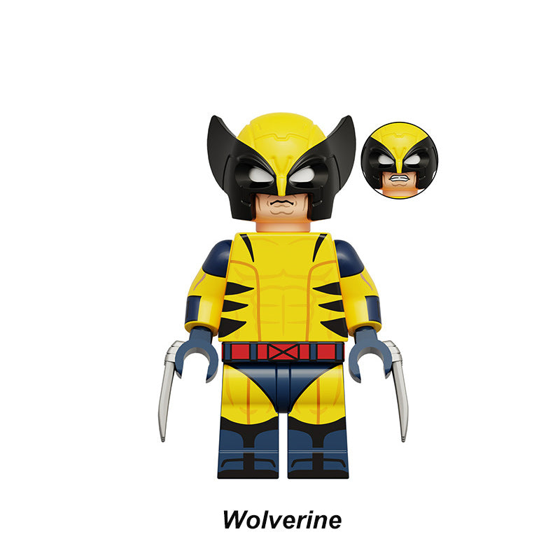 Logan_Wolverine_Marvel_X_Force_Classic_Superheroes_Custom_Brick_Minifigures_Set_2