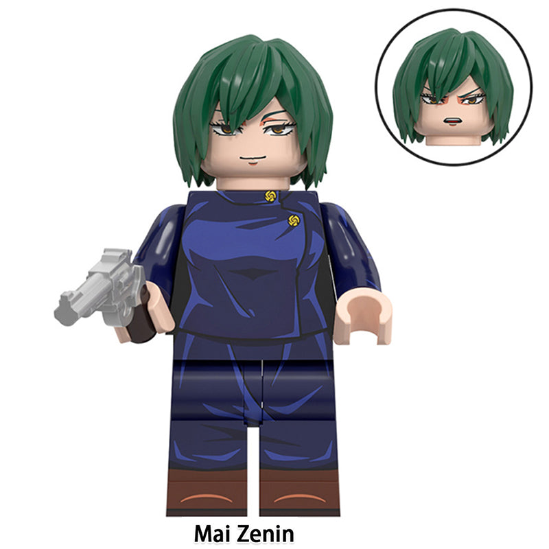 Mai_Zenin_Jujutsu_Kaisen_Brick_Minifigures_Custom_Toy_Set_Series_2