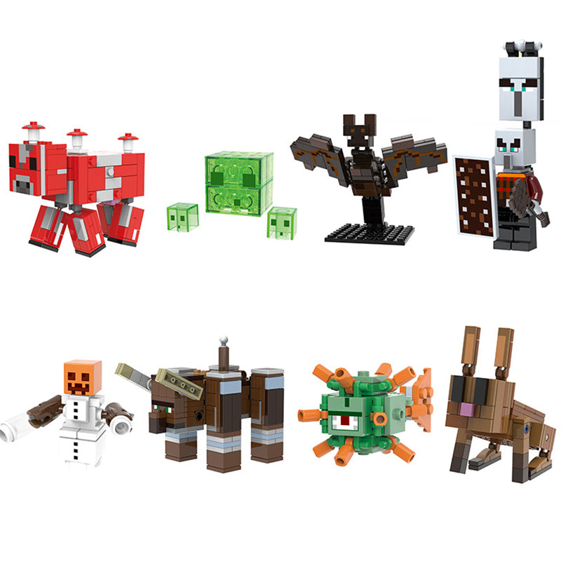 Minecraft_Series_6_Custom_Brick_Minifigure_Toy_Set