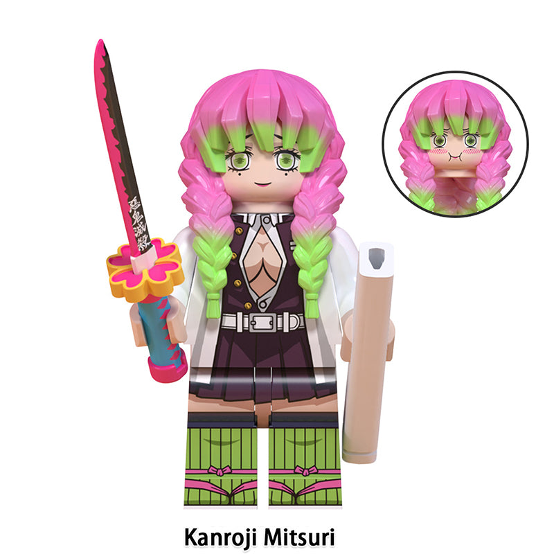 Mitsuri_Kanroji_Demon_Slayer_Brick_Minifigures_Custom_Set_Series_5