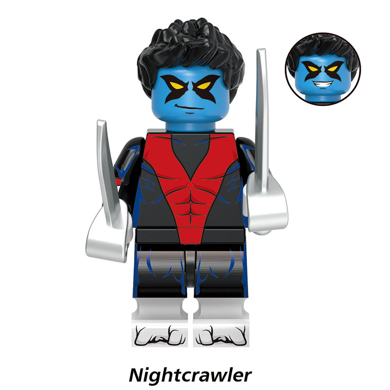 NIGHTCRAWLER_X_Men_Classic_Custom_Brick_Minifigures_Iconic_Marvel_Anime_Toy_Set