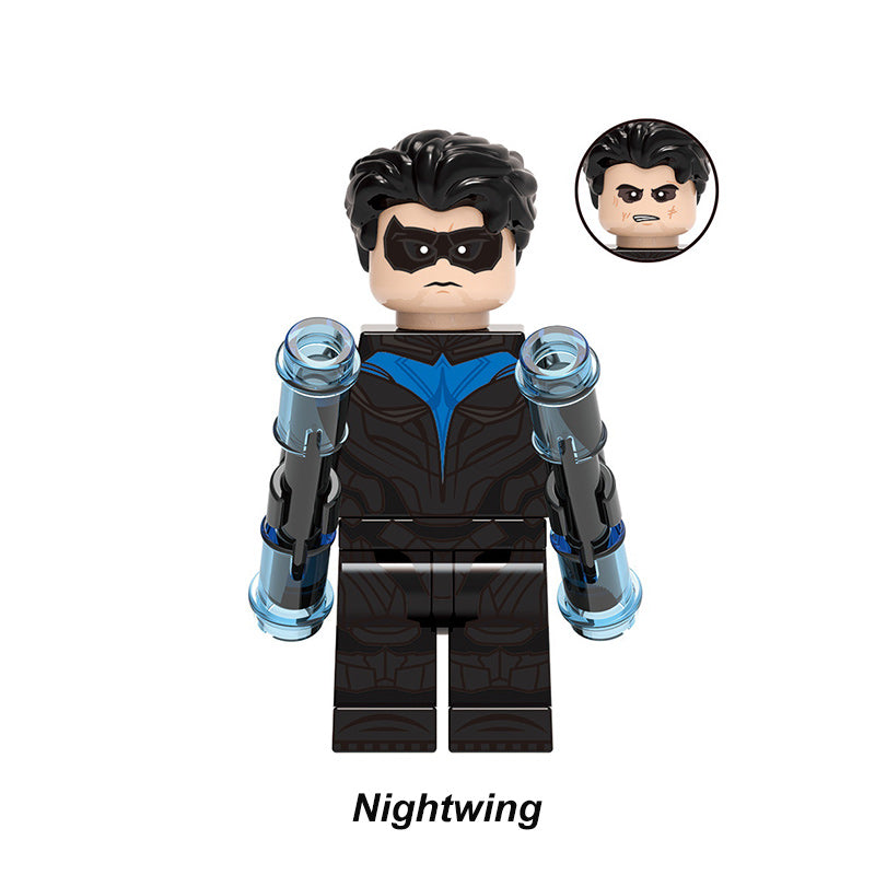 Nightwing_DickGrayson_Batman_Universe_Custom_Minifigure_Set_Dark_Knight_Villains_Collection