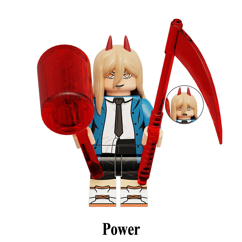 Power_Chainsaw_Man_Series_1_Minifigures_Custom_Anime_Brick_Toy_Set