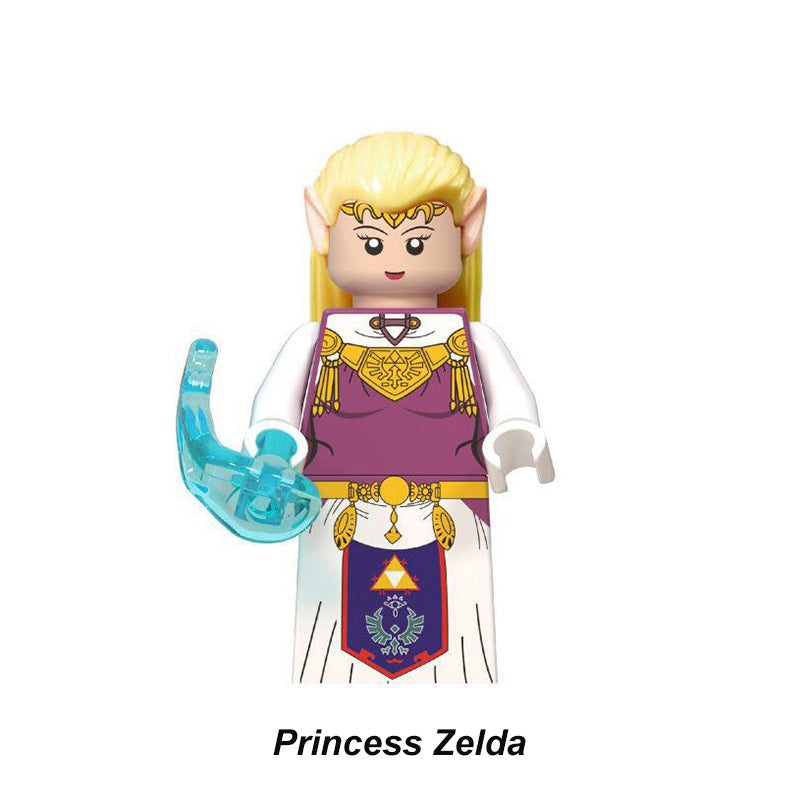 Princess_Zelda_Legend_of_Zelda_Link_Variants_Custom_Anime_Brick_Minifigure_Set