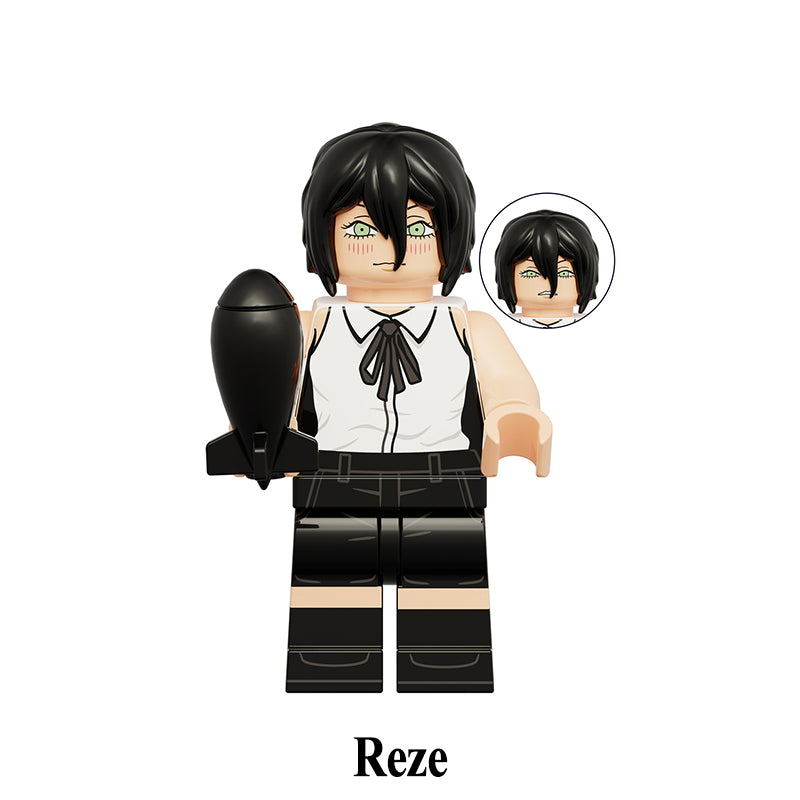 Reze_Chainsaw_Man_Series_1_Minifigures_Custom_Anime_Brick_Toy_Set
