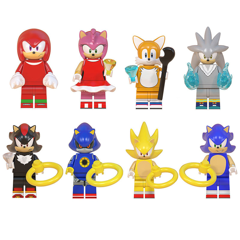 Sonic_the_Hedgehog_Series_1_Minifigures_Custom_Anime_Brick_Toy_Set