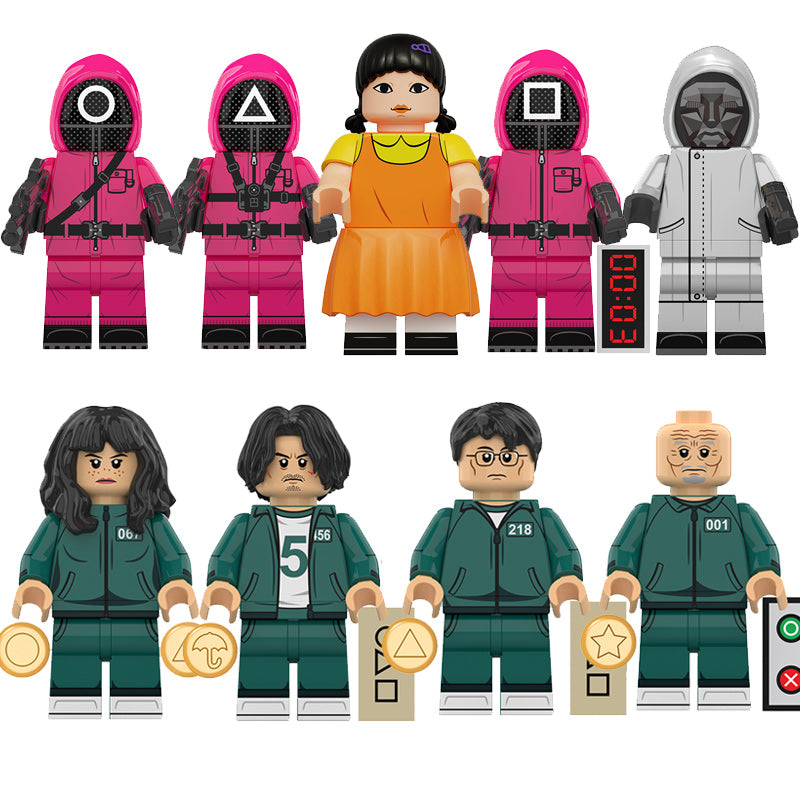 Squid_Game_Custom_Brick_Minifigures_Set_Series_1