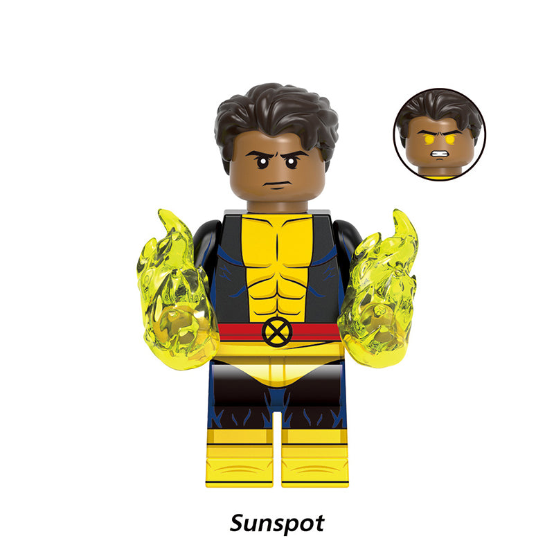 Sunspot_X-Men_97_Series_2_Animated_Brick_Minifigures_Custom_Toy_Set