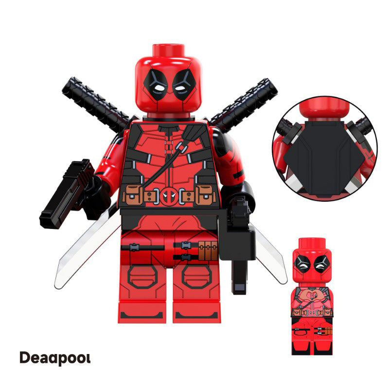 Superhero_Anime_Brick_Minifigures_Custom_Set_Series_7_Deadpool