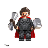 Super Heroes Minifigures Set - Spider-Man, Iron Man, Thor, Ultron - 8-Piece Building Block Collection