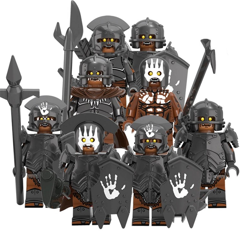 The_Lord_of_the_Rings_Uruk_Hai_Warrior_Minifigure_Set_with_Weapons2
