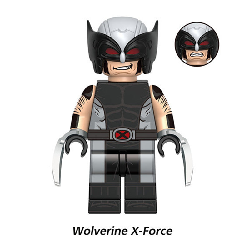Wolverine_X-Force_Marvel_Mashup_Wolverine_Deadpool_Variants_in_Animated_Style_Custom_Brick_Set