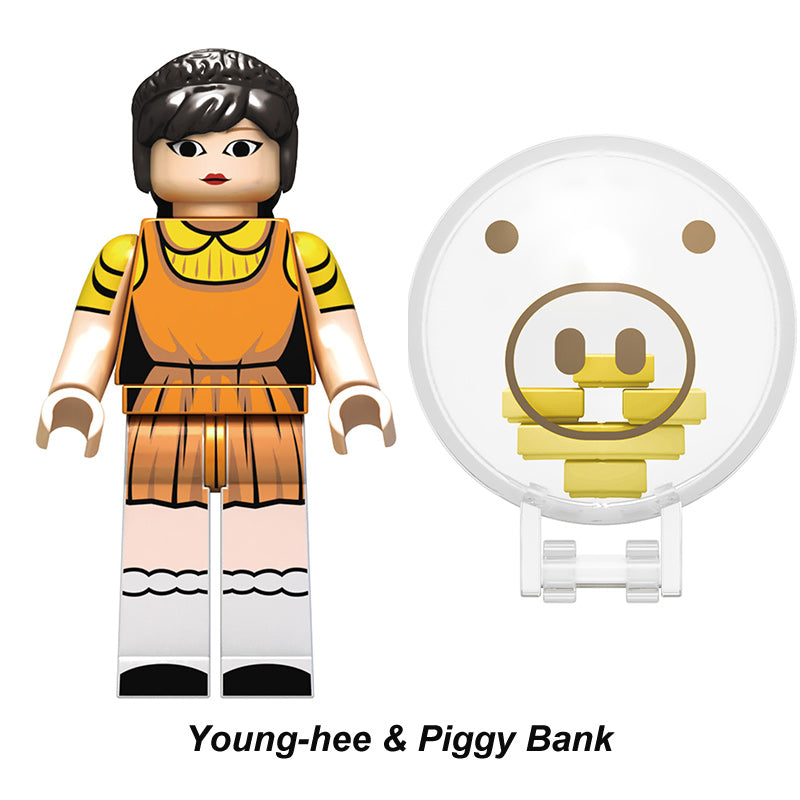 Young-hee-Piggy-Bank-Lego-Compatible-Minifigure