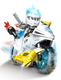 Ninjago Minifigures with Motorcycles Brick Minifigure Custom Set