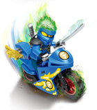 Ninjago Minifigures with Motorcycles Brick Minifigure Custom Set