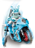 Ninjago Minifigures with Motorcycles Brick Minifigure Custom Set