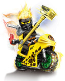 Ninjago Minifigures with Motorcycles Brick Minifigure Custom Set