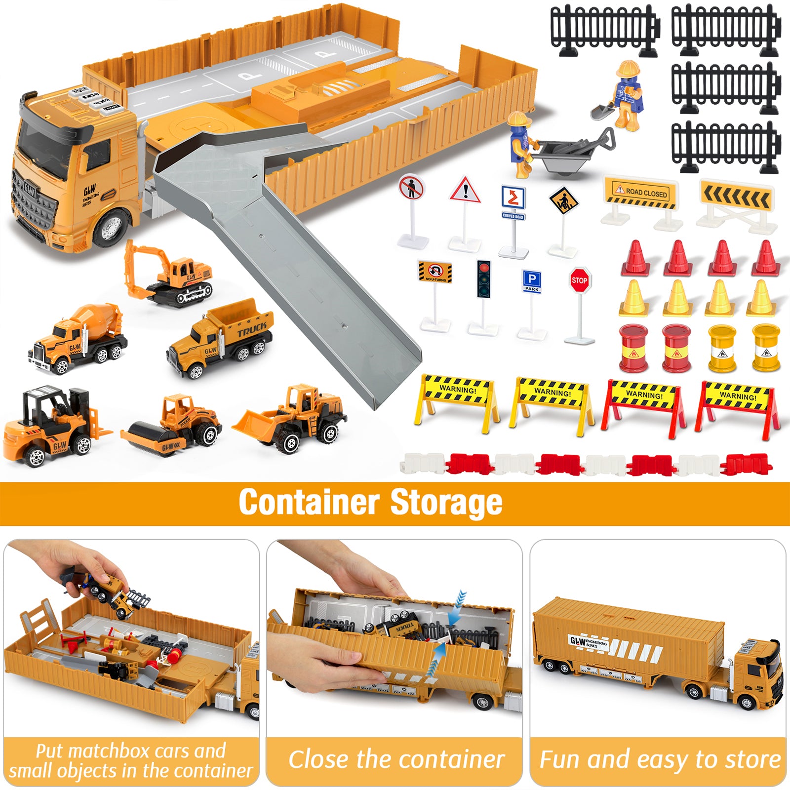 Construction Vehicles for Toddler Educational Toys