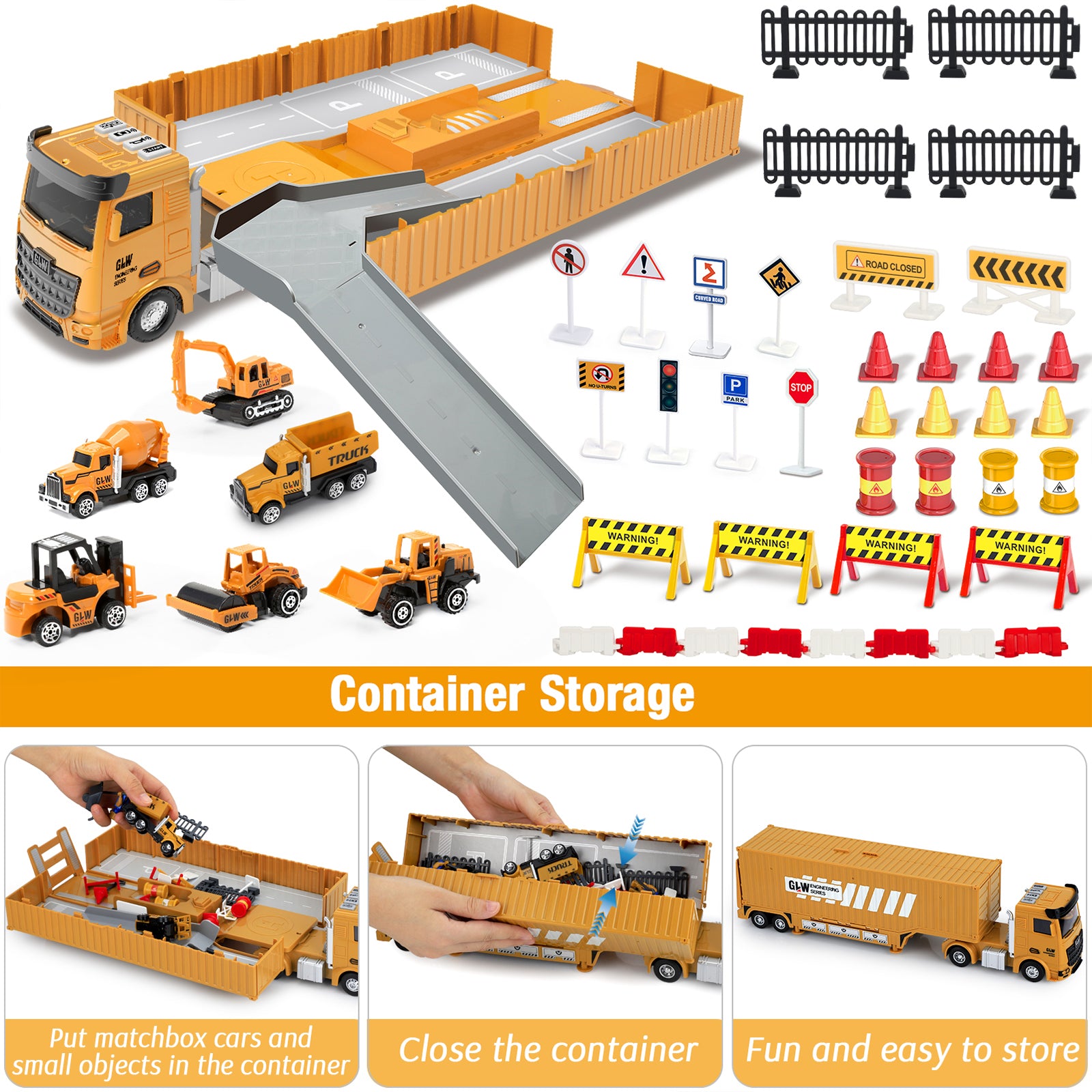 Construction Vehicles for Toddler Educational Toys