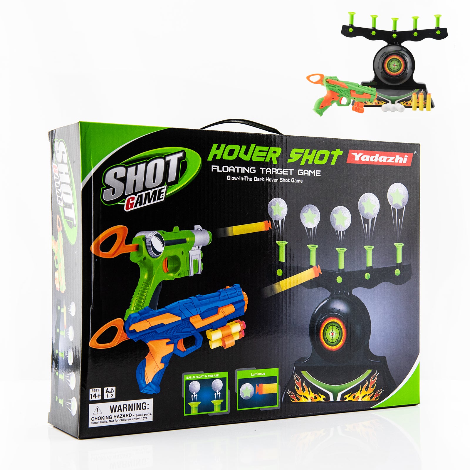 Astroshot Zero G Shooting Games for Kids - Nerf Compatible Floating Ball