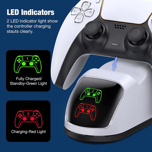 Controller Charger Station Docking Stand Compatible with Playstation 5