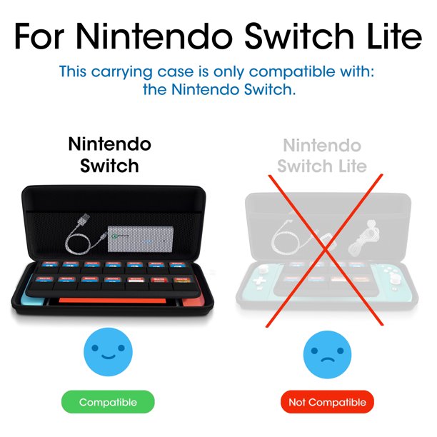 Black Hard Carrying Case for Nintendo Switch