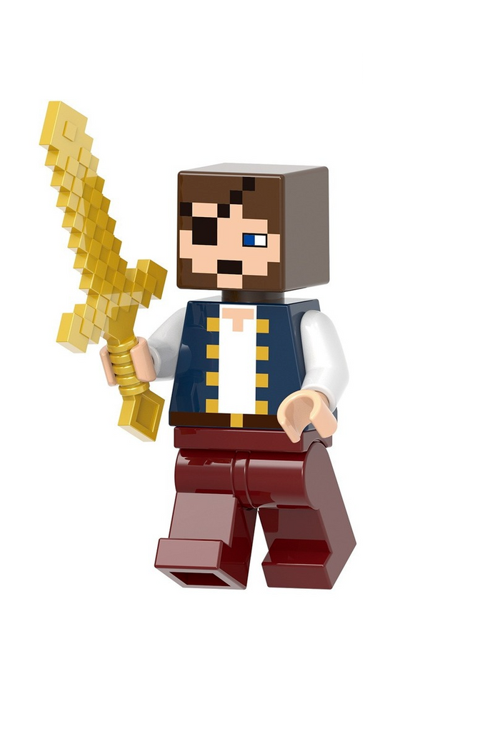 Minecraft Adventure: Series 4, 8-Piece Brick Minifigure Custom Set ...