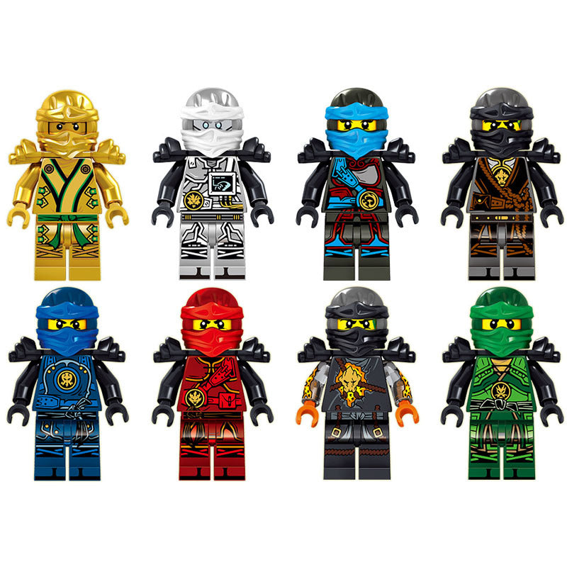 Ninjago Masters of Spinjitzu Motorcycle Minifigure Custom Set