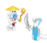 N???nago Master of Spinjitzu Brick Minifigure Custom Set