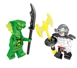 N???nago Master of Spinjitzu Brick Minifigure Custom Set