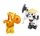 N???nago Master of Spinjitzu Brick Minifigure Custom Set