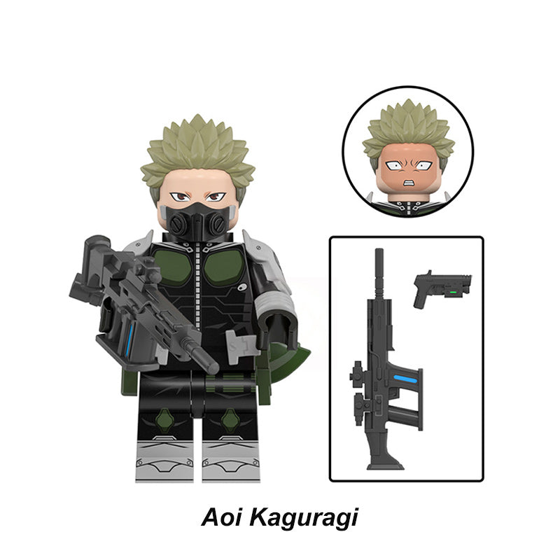 Aoi-Kaguragi_Kaiju_No_8_Squad_Minifigures_Set_Custom_Anime_Brick_Figures_Collection