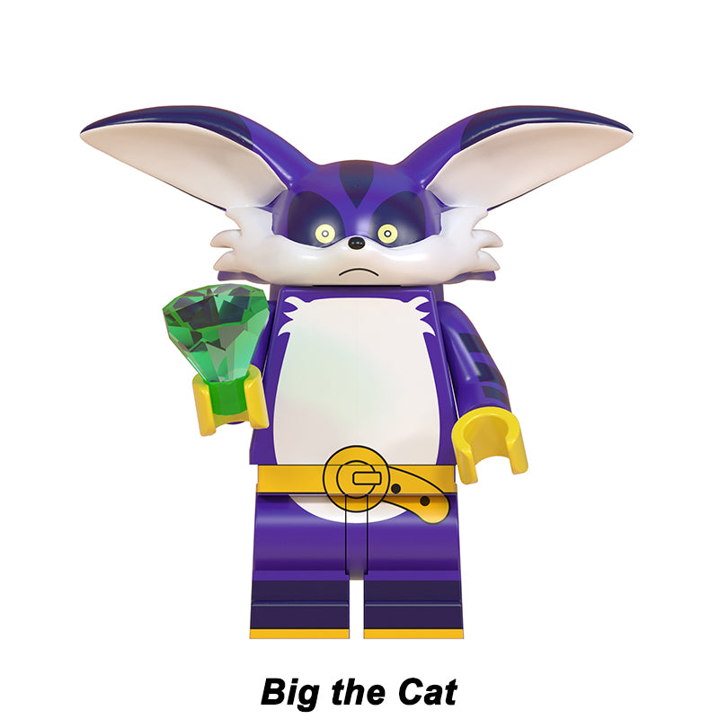 Big_The_Cat_Sonic_the_Hedgehog_Series_2_Minifigures_Custom_Anime_Brick_Toy_Set