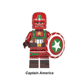 Captain-America_christmas-superhero-minifigures-custom-brick-toy-set-series-2-holiday-edition